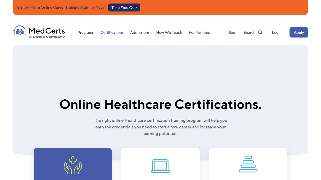 Healthcare Certifications | MedCerts — MedCerts